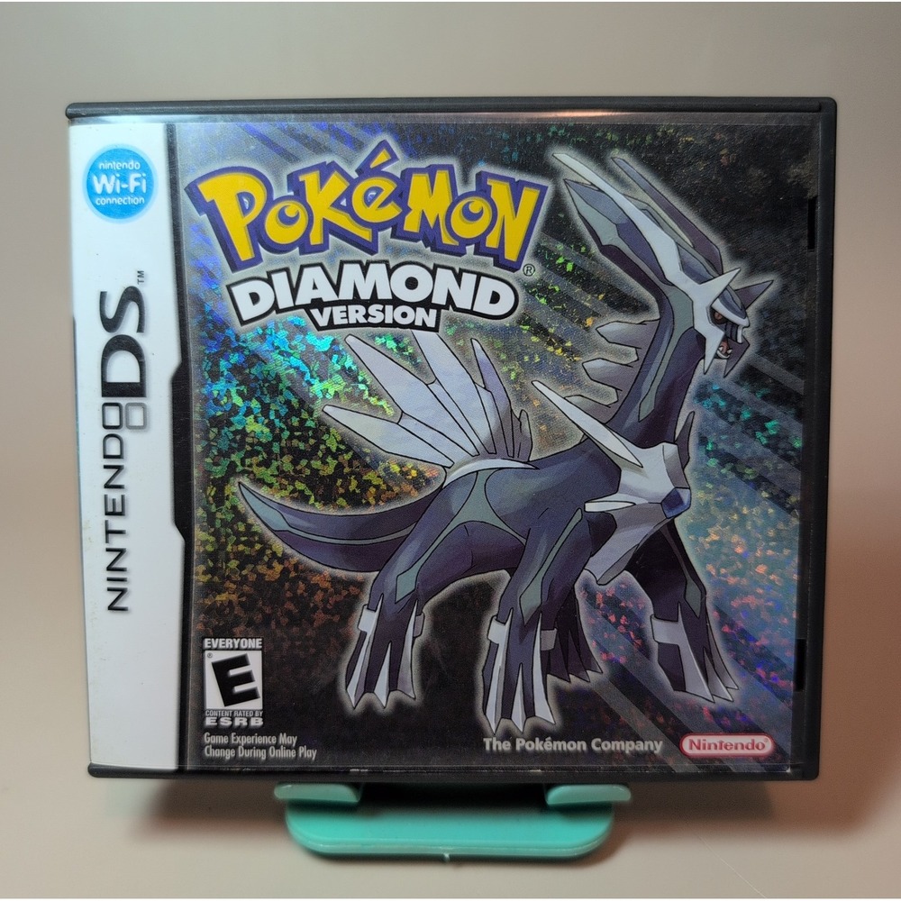 Pokemon Diamond Version Nintendo DS CIB Complete Authentic Poster Manual Insert